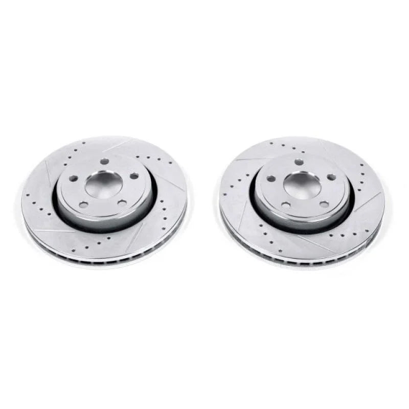 Power Stop 11-19 Dodge Durango Front Evolution Drilled & Slotted Rotors - Pair - Main Product View