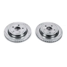 Load image into Gallery viewer, Power Stop 11-19 Dodge Durango Rear Evolution Drilled &amp; Slotted Rotors - Pair - Main Product View