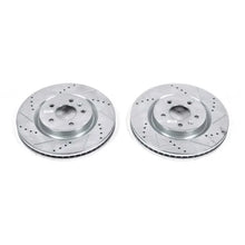 Load image into Gallery viewer, Power Stop 11-19 Ford Explorer Front Evolution Drilled &amp; Slotted Rotors - Pair - Main Product View