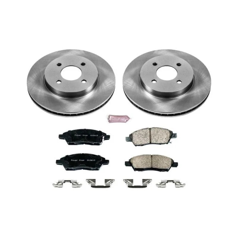 Power Stop 12-18 Nissan Versa Front Autospecialty Brake Kit - Main Product View