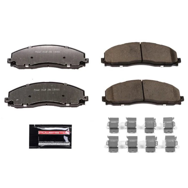 Power Stop 12-19 Ford F-250 Super Duty Front Z36 Truck & Tow Brake Pads w/Hardware - Main Product View