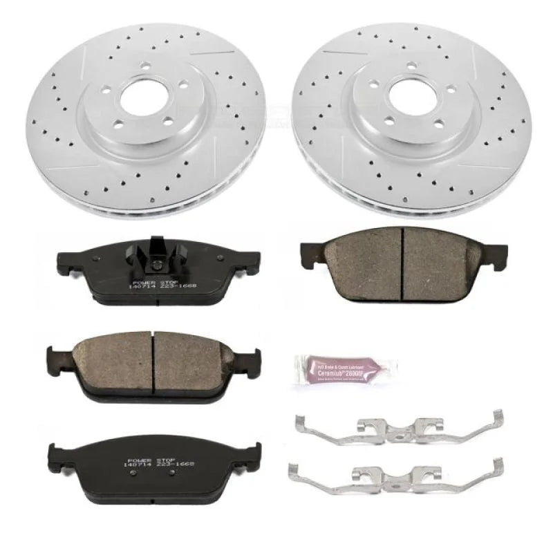 Power Stop 13-14 Ford Focus Front Z23 Evolution Sport Brake Kit - Main Product View