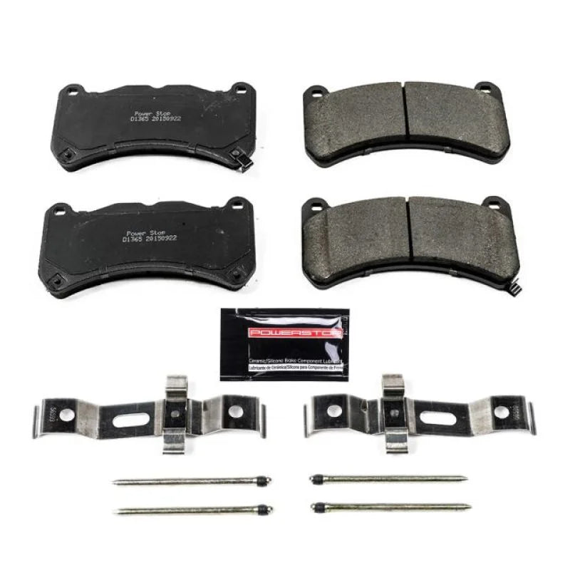 Power Stop 13-14 Ford Mustang Front Z23 Evolution Sport Brake Pads w/Hardware - Main Product View