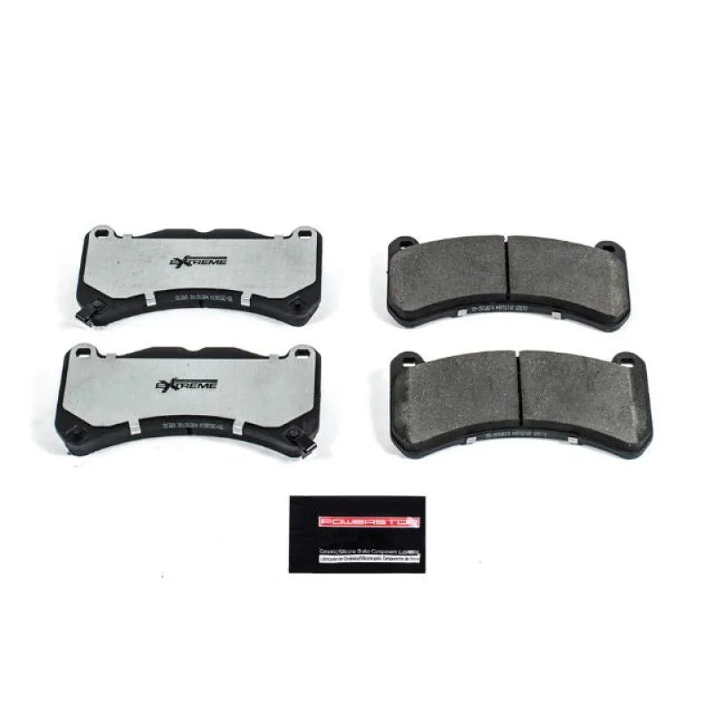Power Stop 13-14 Ford Mustang Front Z26 Extreme Street Brake Pads w/Hardware - Main Product View