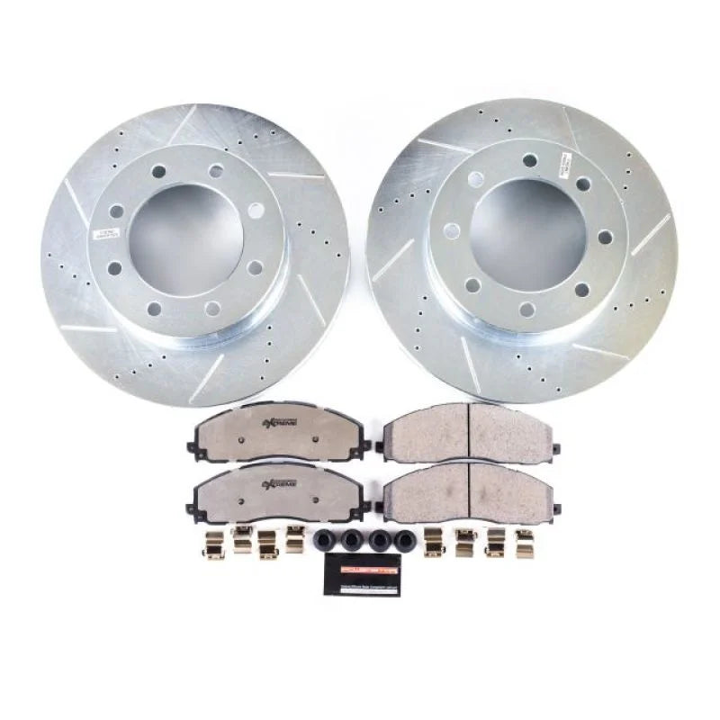 Power Stop 13-16 Ford F-450 Super Duty Front Z36 Truck & Tow Brake Kit - Main Product View