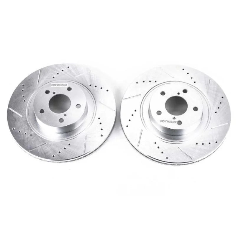 Power Stop 13-16 Scion FR-S Front Evolution Drilled & Slotted Rotors - Pair - Main Product View