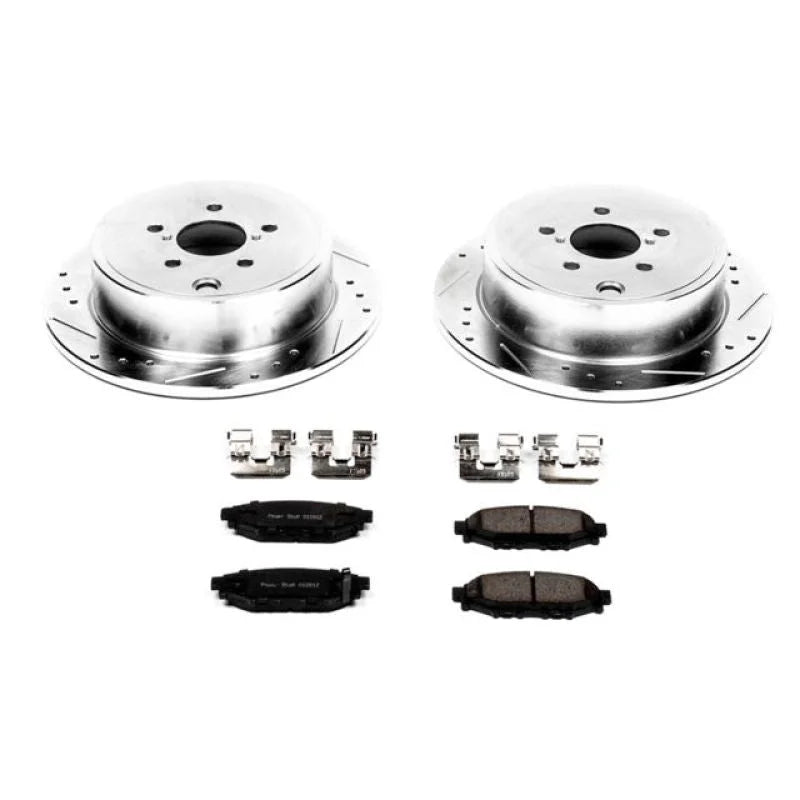 Power Stop 13-16 Subaru BRZ Rear Z23 Evolution Sport Brake Kit - Main Product View