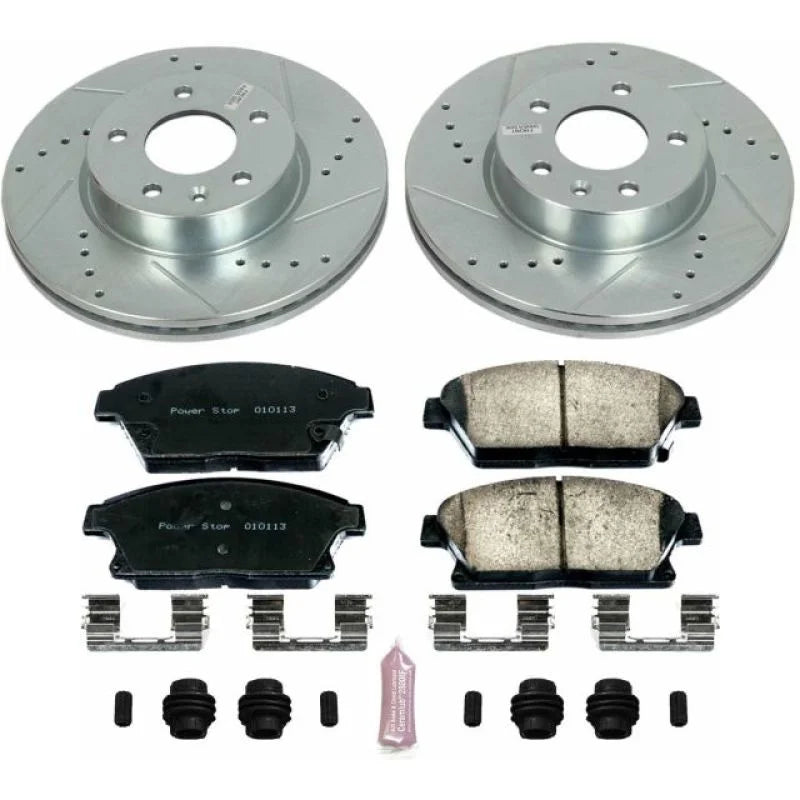 Power Stop 13-18 Cadillac ATS Front Z23 Evolution Sport Brake Kit - Main Product View
