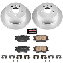 Load image into Gallery viewer, Power Stop 13-18 Lexus ES300h Rear Z17 Evolution Geomet Coated Brake Kit - Main Product View