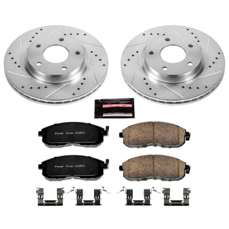Power Stop 13-18 Nissan Sentra Front Z23 Evolution Sport Brake Kit - Main Product View