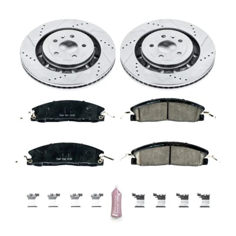 Power Stop 13-19 Ford Explorer Front Z23 Evolution Sport Brake Kit - Main Product View