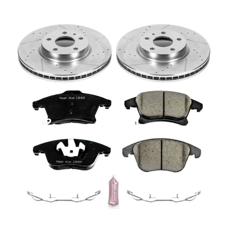Power Stop 13-19 Ford Fusion Front Z23 Evolution Sport Brake Kit - Main Product View