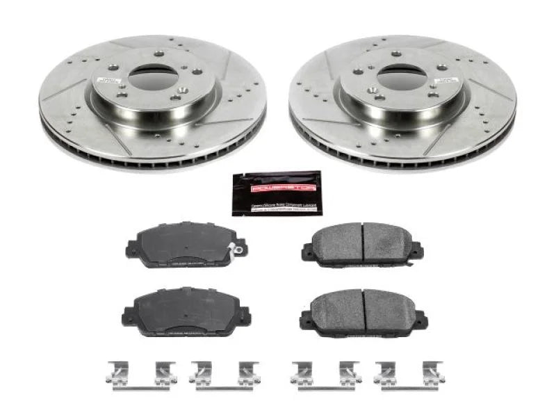 Power Stop 13-19 Honda Accord Front Z23 Evolution Sport Brake Kit - Main Product View