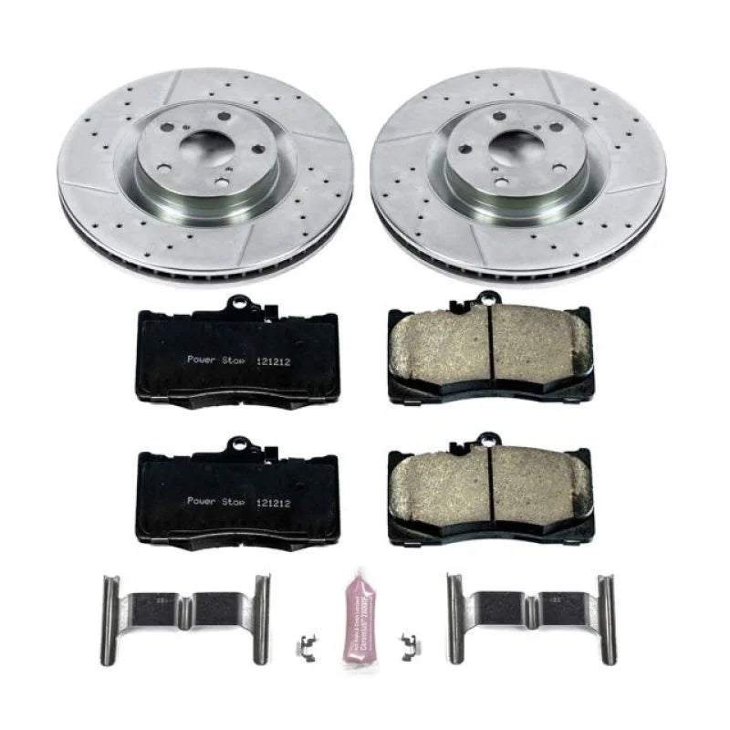 Power Stop 13-19 Lexus GS350 Front Z23 Evolution Sport Brake Kit - Main Product View