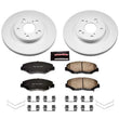 Load image into Gallery viewer, Power Stop 14-15 Acura ILX Front Z17 Evolution Geomet Coated Brake Kit - Main Product View