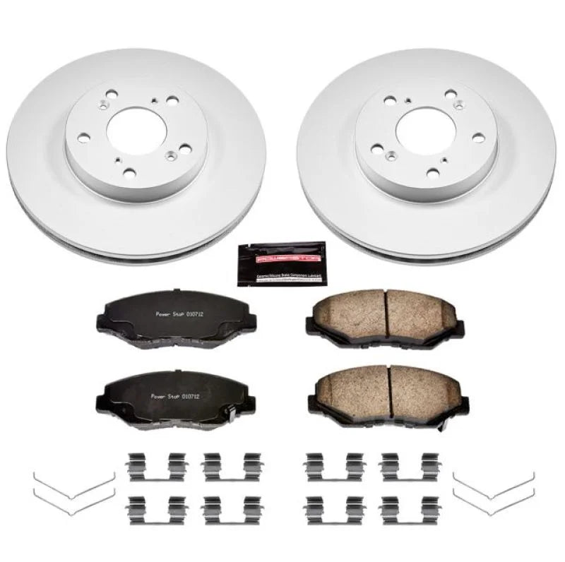 Power Stop 14-15 Acura ILX Front Z17 Evolution Geomet Coated Brake Kit - Main Product View