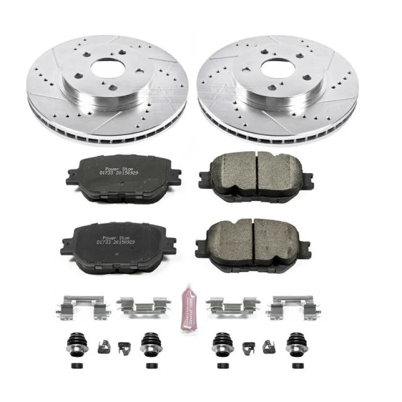 Power Stop 14-15 Lexus IS250 Front Z23 Evolution Sport Brake Kit - Main Product View