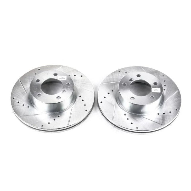 Power Stop 14-16 BMW 228i Front Evolution Drilled & Slotted Rotors - Pair - Main Product View