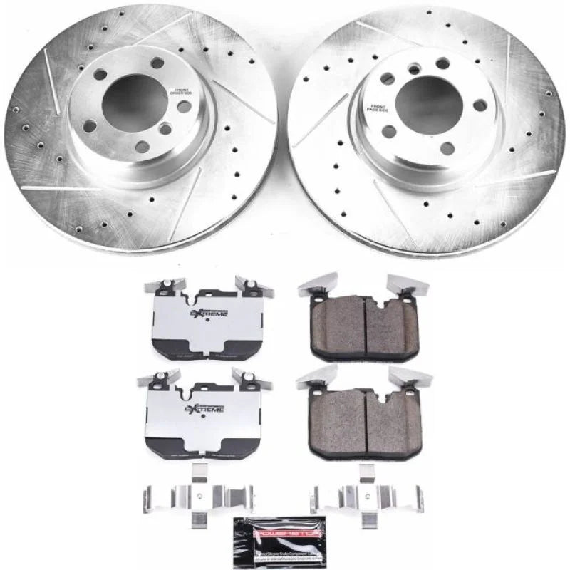 Power Stop 14-16 BMW 228i Front Z26 Street Warrior Brake Kit - Main Product View