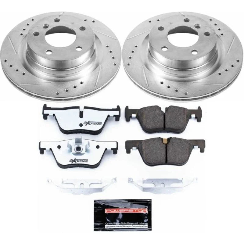 Power Stop 14-16 BMW 228i Rear Z26 Street Warrior Brake Kit - Main Product View