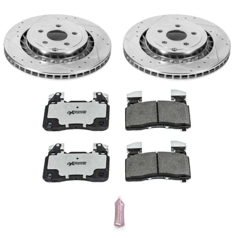 Power Stop 14-17 Chevrolet SS Front Z26 Street Warrior Brake Kit - Main Product View