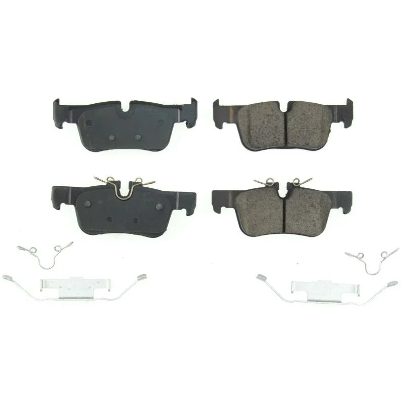 Power Stop 14-18 BMW i3 Rear Z17 Evolution Ceramic Brake Pads w/Hardware - Main Product View