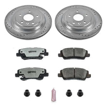 Load image into Gallery viewer, Power Stop 14-18 Cadillac CTS Rear Z26 Street Warrior Brake Kit - Main Product View