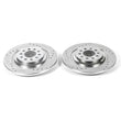 Load image into Gallery viewer, Power Stop 14-19 Jeep Cherokee Rear Evolution Drilled &amp; Slotted Rotors - Pair - Main Product View
