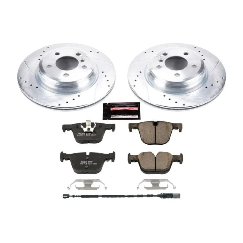 Power Stop 15-16 BMW 328i xDrive Rear Z23 Evolution Sport Brake Kit - Main Product View