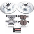 Load image into Gallery viewer, Power Stop 15-16 BMW 328i xDrive Rear Z26 Street Warrior Brake Kit - Main Product View
