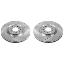 Load image into Gallery viewer, Power Stop 15-17 Chrysler 200 Front Evolution Drilled &amp; Slotted Rotors - Pair - Main Product View