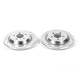 Load image into Gallery viewer, Power Stop 15-17 Ford F-150 Rear Evolution Drilled &amp; Slotted Rotors - Pair - Main Product View