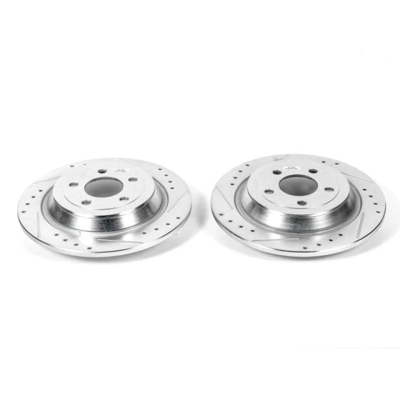 Power Stop 15-17 Ford F-150 Rear Evolution Drilled & Slotted Rotors - Pair - Main Product View
