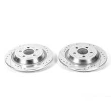 Load image into Gallery viewer, Power Stop 15-17 Ford F-150 Rear Evolution Drilled &amp; Slotted Rotors - Pair - Main Product View