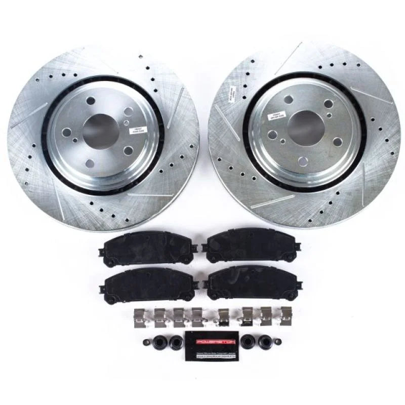 Power Stop 15-17 Lexus NX200t Front Z23 Evolution Sport Brake Kit - Main Product View