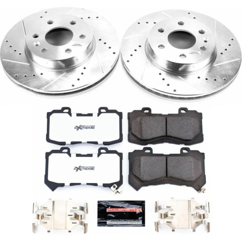 Power Stop 15-18 Chevrolet Colorado Front Z36 Truck & Tow Brake Kit - Main Product View