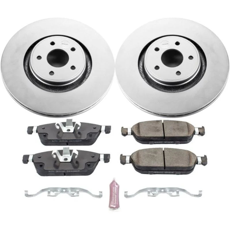 Power Stop 15-18 Ford Focus Front Z17 Evolution Geomet Coated Brake Kit - Main Product View