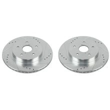Load image into Gallery viewer, Power Stop 15-18 Subaru Legacy Rear Evolution Drilled &amp; Slotted Rotors - Pair - Main Product View