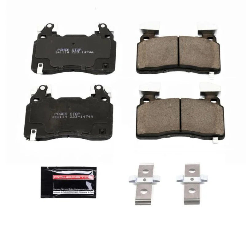 Power Stop 15-19 Cadillac CTS Front Z23 Evolution Sport Brake Pads w/Hardware - Main Product View