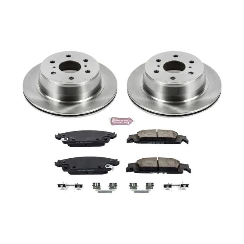 Power Stop 15-19 Cadillac Escalade Rear Autospecialty Brake Kit - Main Product View