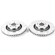 Load image into Gallery viewer, Power Stop 15-19 Ford Mustang Front Evolution Drilled &amp; Slotted Rotors - Pair - Main Product View