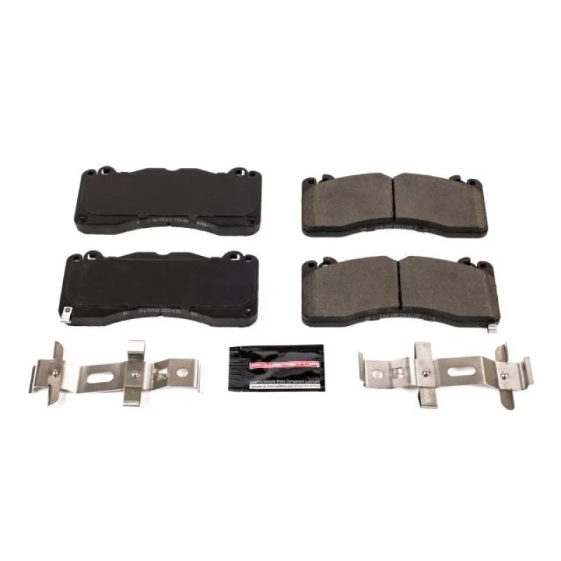 Power Stop 15-19 Ford Mustang Front Z23 Evolution Sport Brake Pads w/Hardware - Main Product View