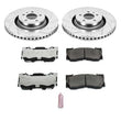 Load image into Gallery viewer, Power Stop 15-19 Ford Mustang Front Z26 Street Warrior Brake Kit - Main Product View
