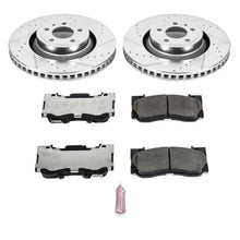 Load image into Gallery viewer, Power Stop 15-19 Ford Mustang Front Z26 Street Warrior Brake Kit - Main Product View