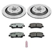 Load image into Gallery viewer, Power Stop 15-19 Ford Mustang Rear Z26 Street Warrior Brake Kit - Main Product View