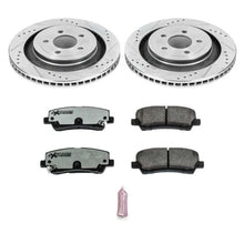 Load image into Gallery viewer, Power Stop 15-19 Ford Mustang Rear Z26 Street Warrior Brake Kit - Main Product View