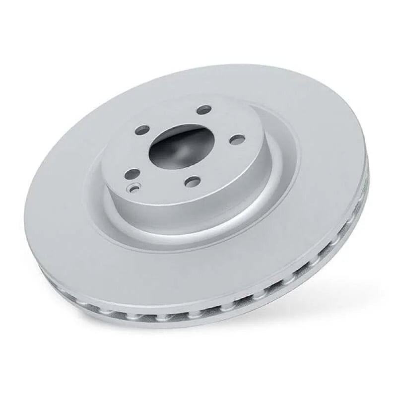 Power Stop 15-20 BMW M4 Rear Left Evolution Coated Rotor - Side View