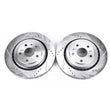 Load image into Gallery viewer, Power Stop 16-18 Cadillac ATS Rear Evolution Drilled &amp; Slotted Rotors - Pair - Main Product View