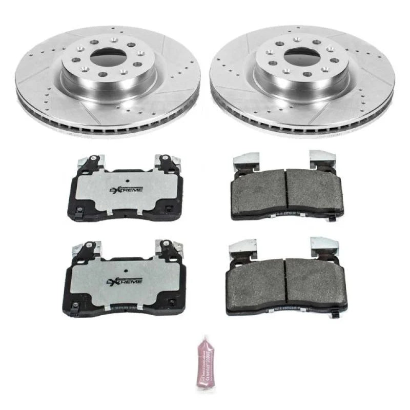 Power Stop 16-18 Cadillac CT6 Front Z26 Street Warrior Brake Kit - Main Product View