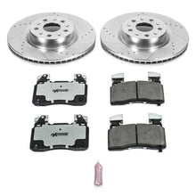 Load image into Gallery viewer, Power Stop 16-18 Cadillac CT6 Front Z26 Street Warrior Brake Kit - Main Product View